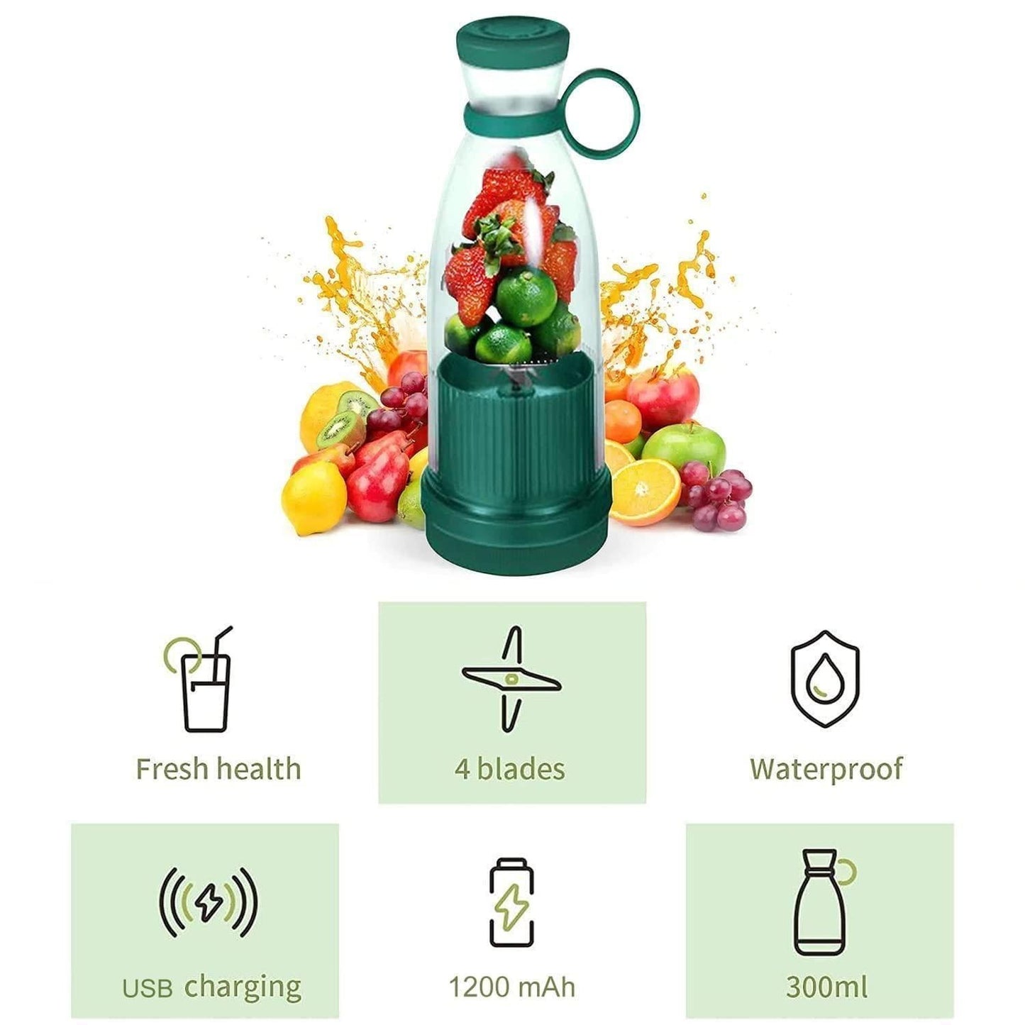 Portable Mini Juicer Bottle