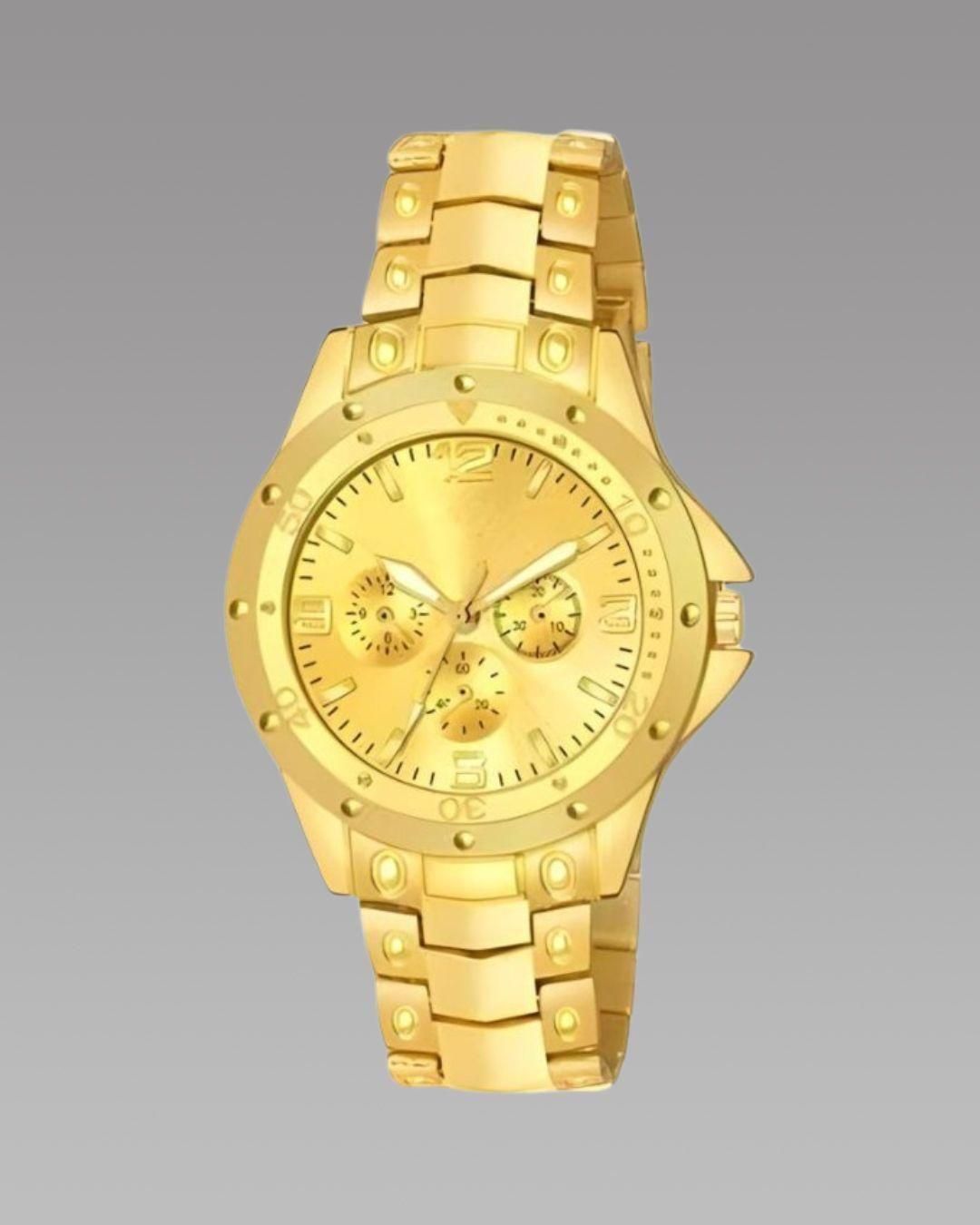 Golden Stainless Steel Watches