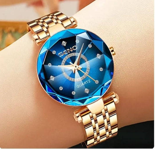 Gold Strap Watch for Womens and Girls