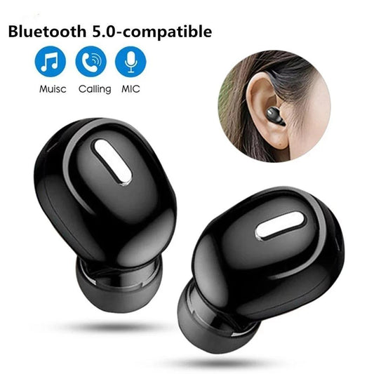 5.0 Bluetooth Earphone Wireless Headset With Mic