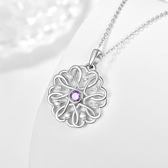 Silver Birthstone Pendant