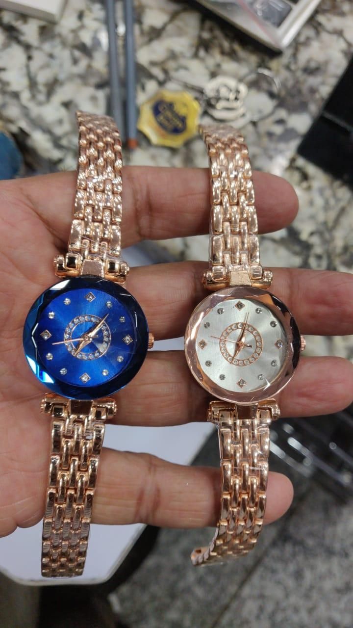 Gold Strap Watch for Womens and Girls