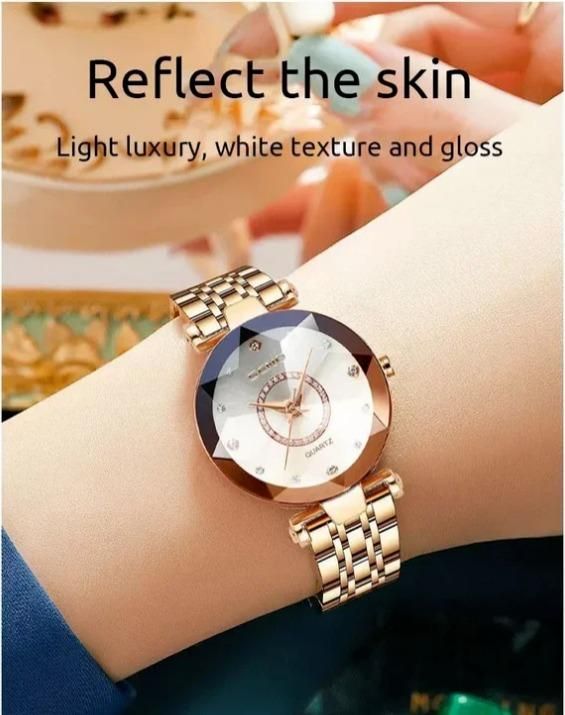 Gold Strap Watch for Womens and Girls