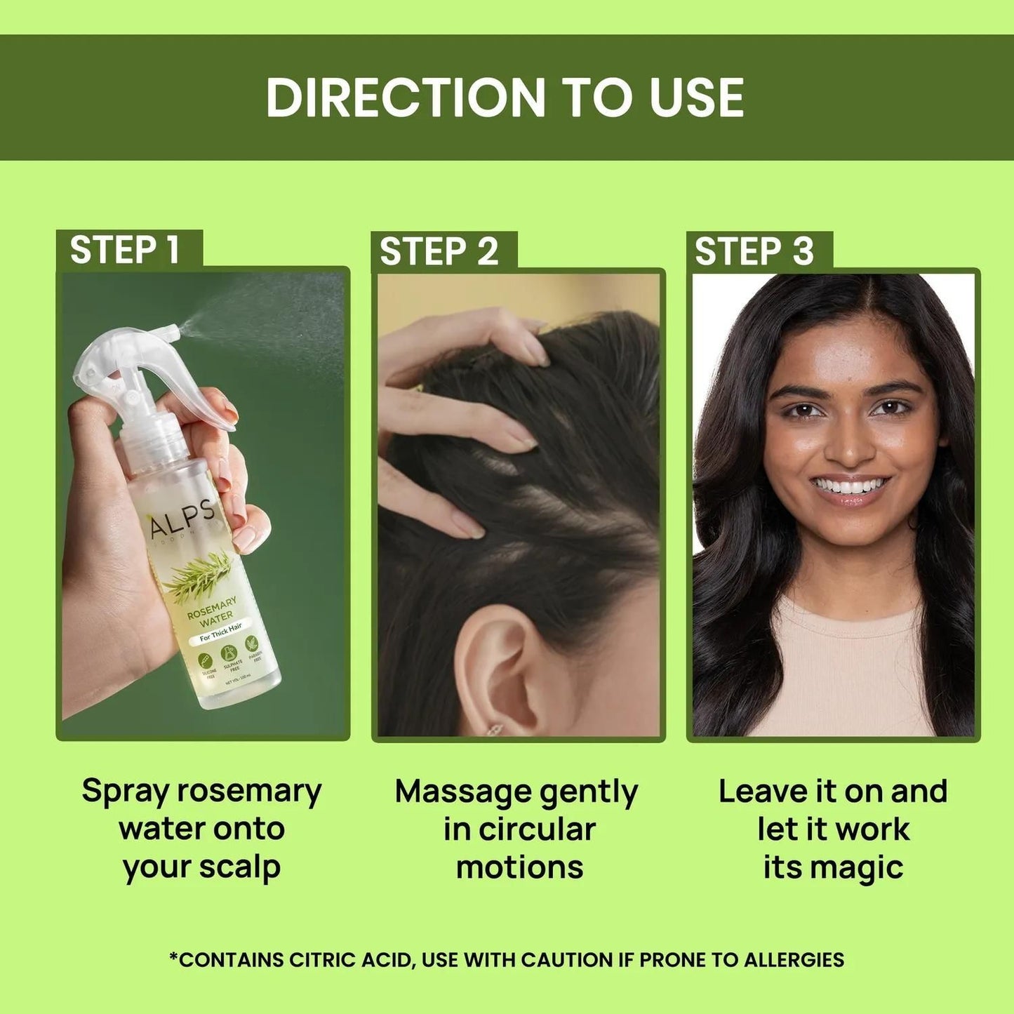 🌿 Rosemary Water, Hair Spray For Regrowth Buy 1 Get 2 Free
